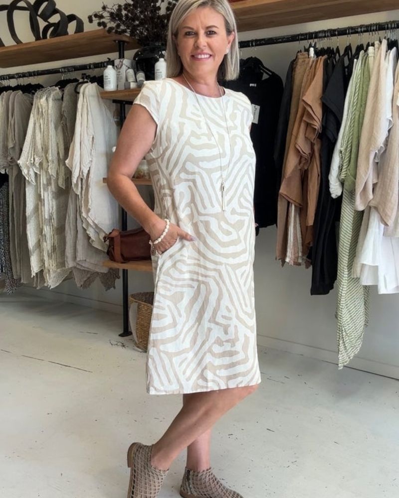 Novi™ | Round Neck Summer Dress