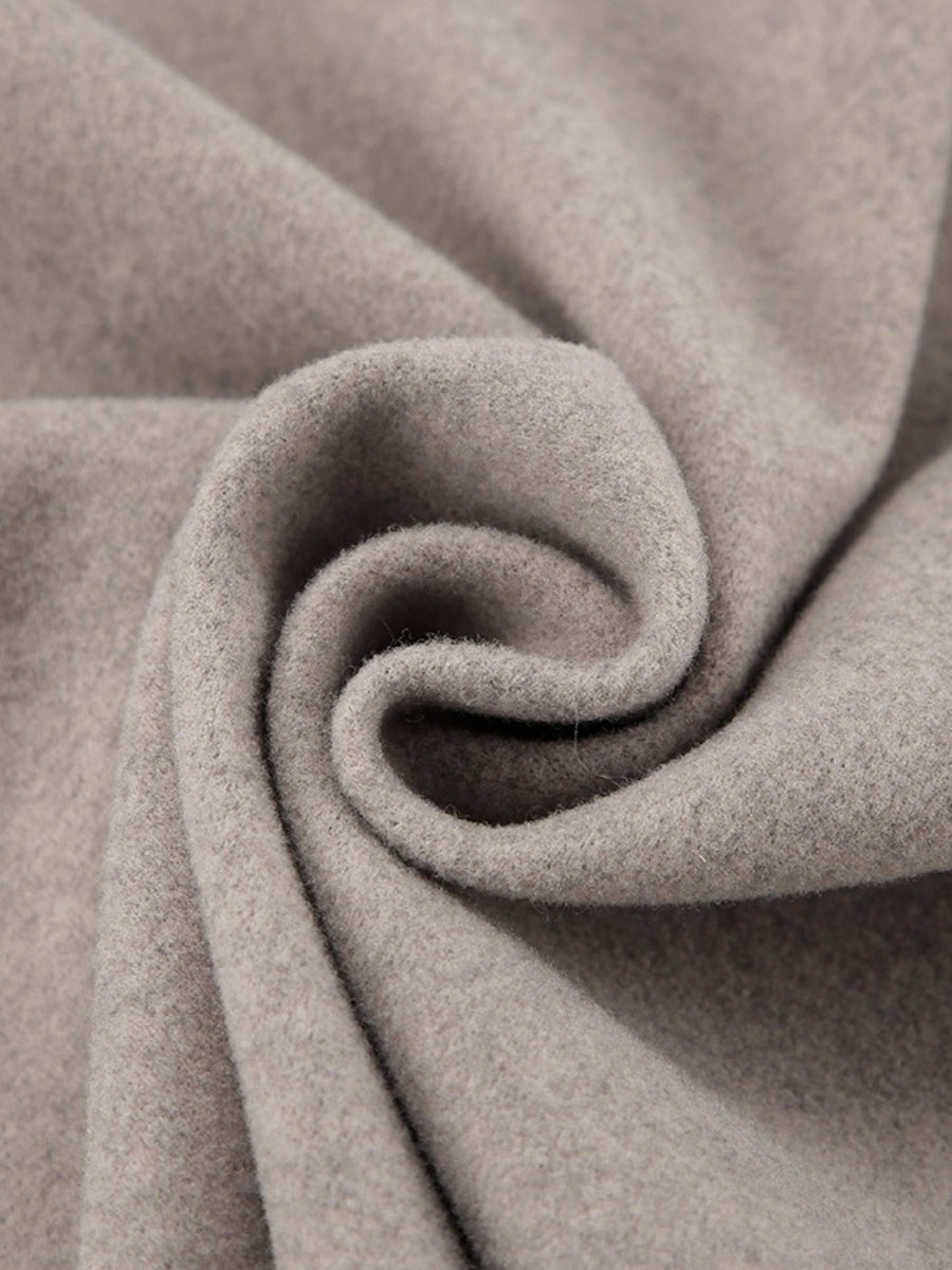 Double-Breasted Short Pea Coat