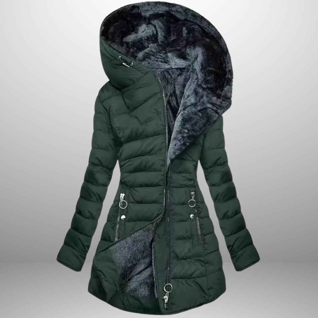 Elegant Parka with Plush Lining