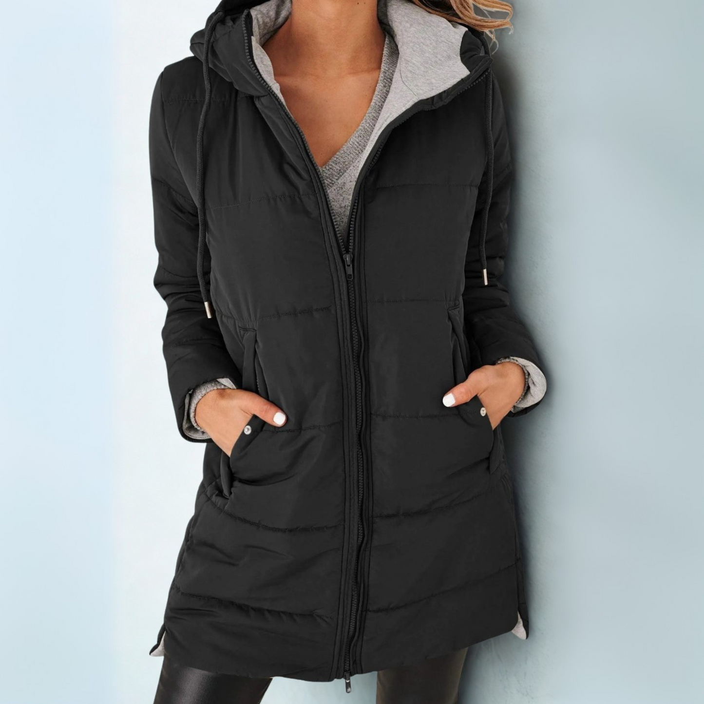 Casual Hooded Puffer Down Jacket