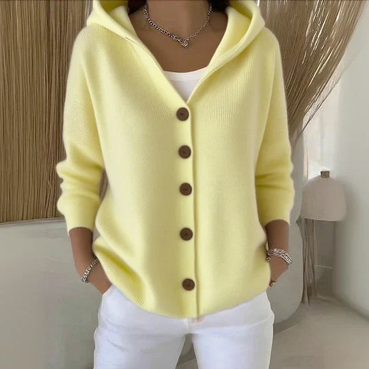 Renna | Soft Knit Hooded Cardigan