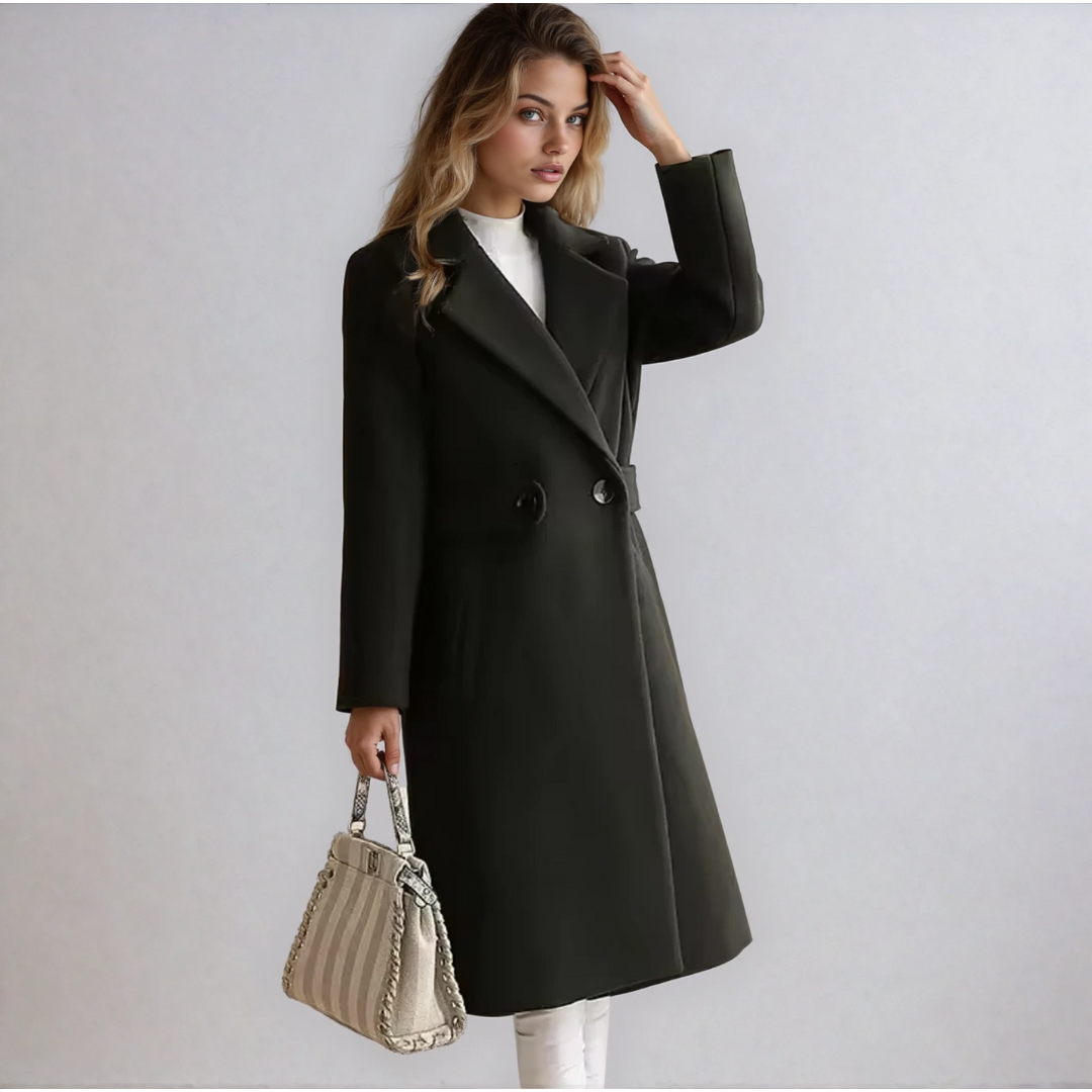 Belted Wool Winter Coat