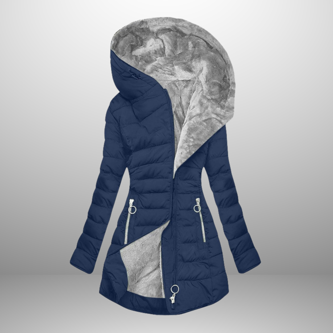Elegant Parka with Plush Lining