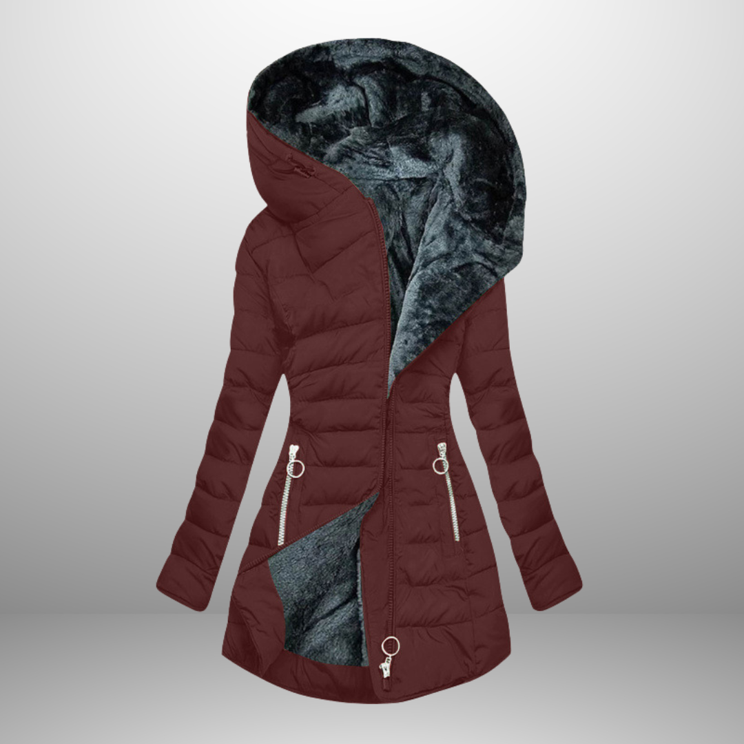Elegant Parka with Plush Lining