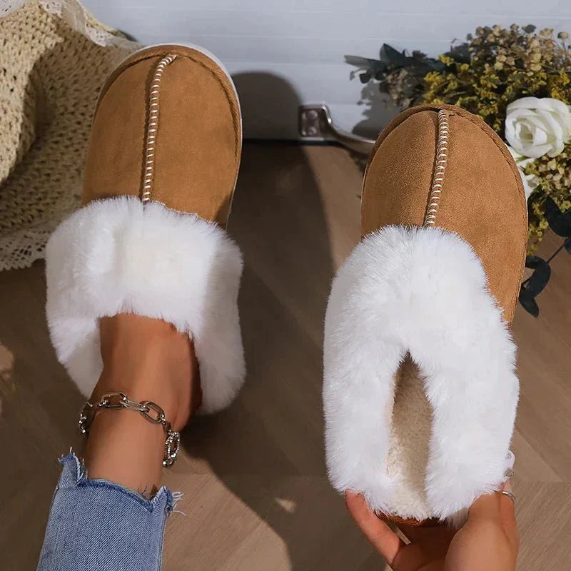 Faux Fur Indoor Slippers
